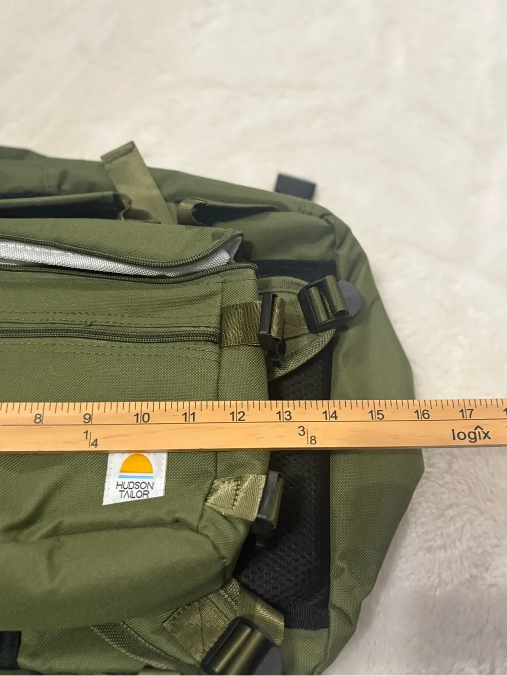 Hudson Taylor Olive Backpack with Matching Waist Pack